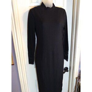 Venus Dress Black Form Fitting Sz M Sexy Witch